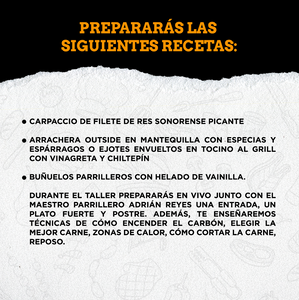 Master Class A la Parrilla Sonorense con Adrián Reyes
