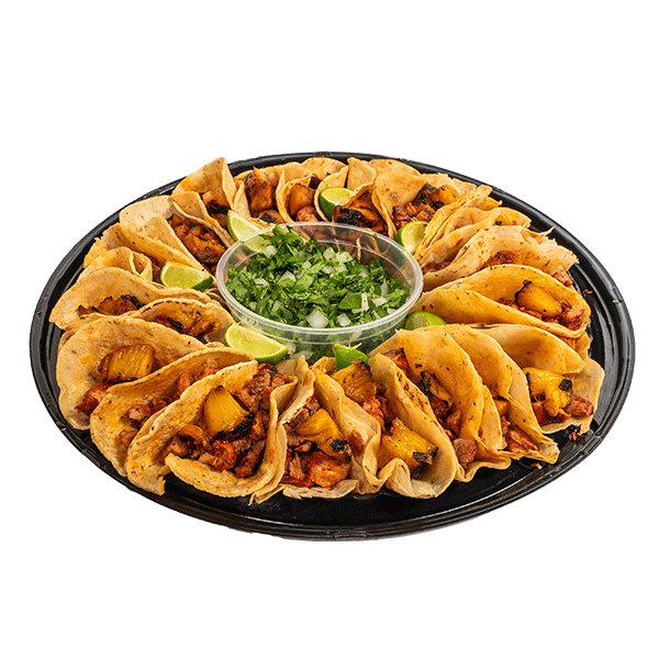 Charola tacos al pastor